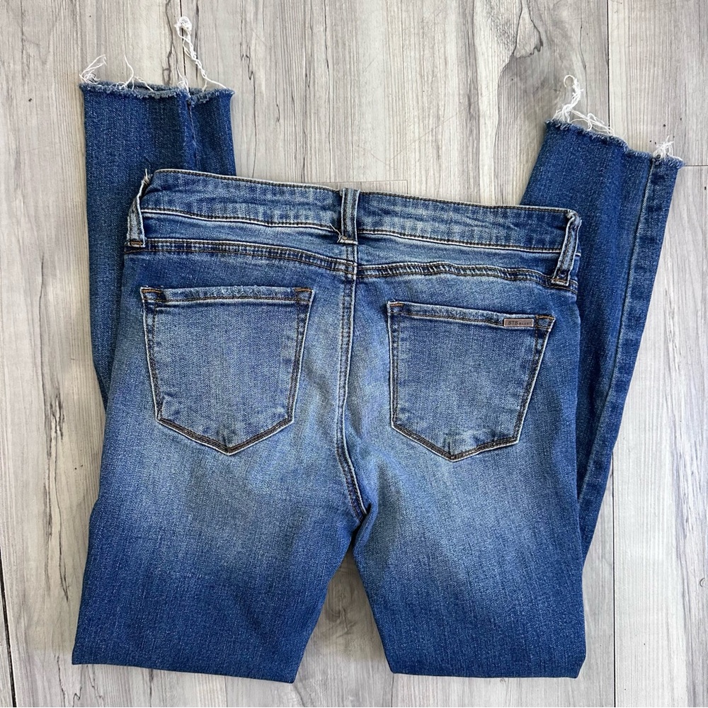 STS Blue Piper Skinny Ankle Jeans Size 28 Women's Pearl Embellishment Distressed - Picture 5 of 8